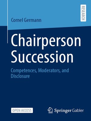 cover image of Chairperson Succession